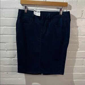 GAP Navy Denim Pencil Skirt NWT
